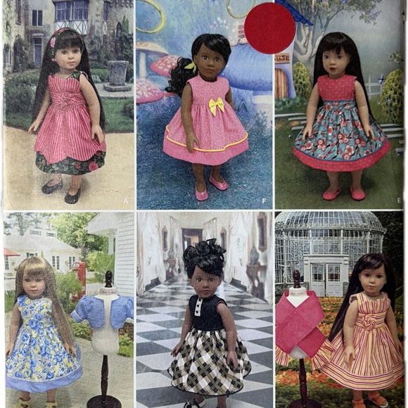 Simplicity - McCall's Patterns ~ Doll Clothing ~ For Dolls 18"- 19" ~ New-Unused - Picture 4 of 8